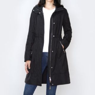 MONCLER ナイロン コート DISTHELON ブラック - ダウンコート