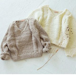 トゥデイフル(TODAYFUL)の(専用ページ)　Todayful Vneck Hand Knit(ニット/セーター)