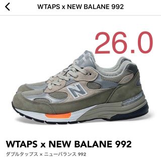 ニューバランス(New Balance)のWTAPS x NEW BALANE 992(スニーカー)