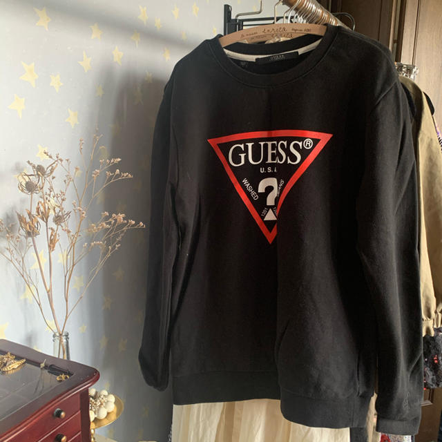 GUESS(ゲス)の【美品】GUESS トレーナー　スウェット メンズのトップス(スウェット)の商品写真