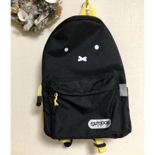 シマムラ(しまむら)のミッフィー　リュック　outdoor 黒　バースデイ(リュックサック)