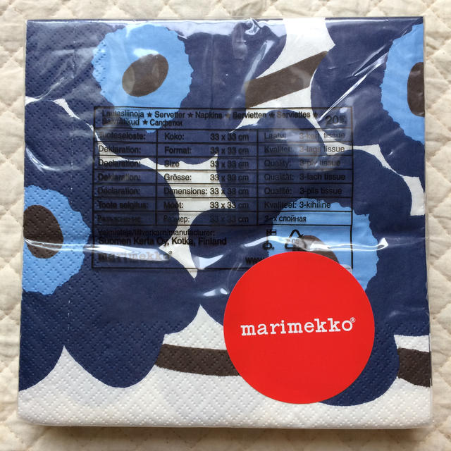 marimekko(マリメッコ)のペーパーナプキン インテリア/住まい/日用品のキッチン/食器(テーブル用品)の商品写真