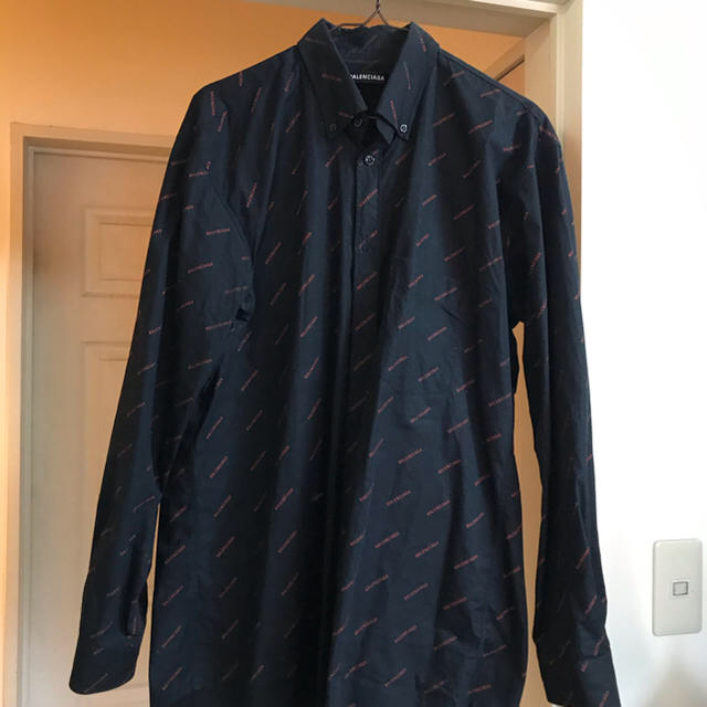 トップスバレンシアガ Balenciaga All Over Logo Shirt 正規