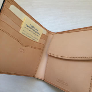 キプリス(CYPRIS)のコードバン&ベジタブルタンニンレザー 財布(折り財布)
