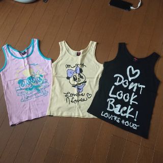 ラバーズハウス(LOVERS HOUSE)のラバーズハウスタンクトップ140センチ(Tシャツ/カットソー)