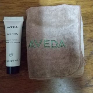 アヴェダ(AVEDA)のハンカチ&ハンドクリームセット(ハンカチ)