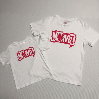 ジーユー(GU)の親子ペア Tシャツ(Tシャツ/カットソー)