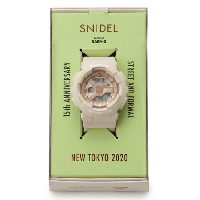SNIDEL(スナイデル)のmi様専用　15周年限定品スナイデル CASIO Baby-G コラボ レディースのファッション小物(腕時計)の商品写真
