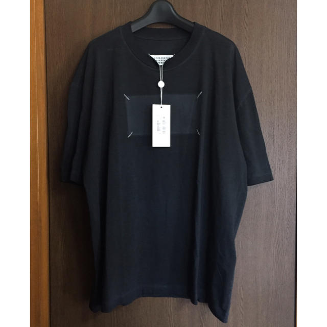 Maison Martin Margiela(マルタンマルジェラ)の20SS新品48 メゾン マルジェラ 4ステッチ オーバーサイズ Tシャツ 黒  メンズのトップス(Tシャツ/カットソー(半袖/袖なし))の商品写真