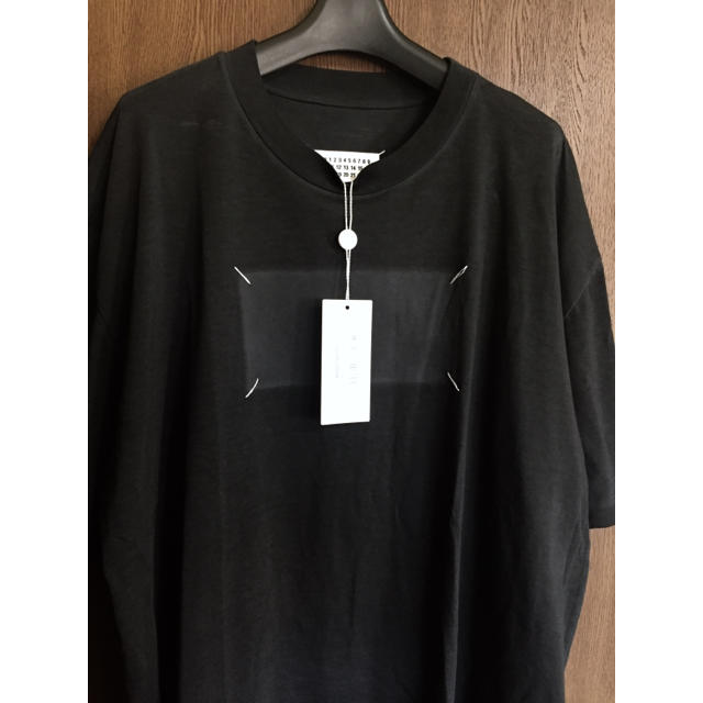 Maison Martin Margiela(マルタンマルジェラ)の20SS新品48 メゾン マルジェラ 4ステッチ オーバーサイズ Tシャツ 黒  メンズのトップス(Tシャツ/カットソー(半袖/袖なし))の商品写真