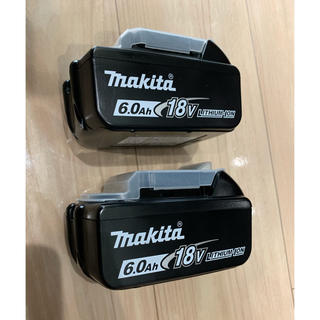 マキタ(Makita)のマキタ makita 純正 未使用18V バッテリーBL1860B ２個セット(工具)