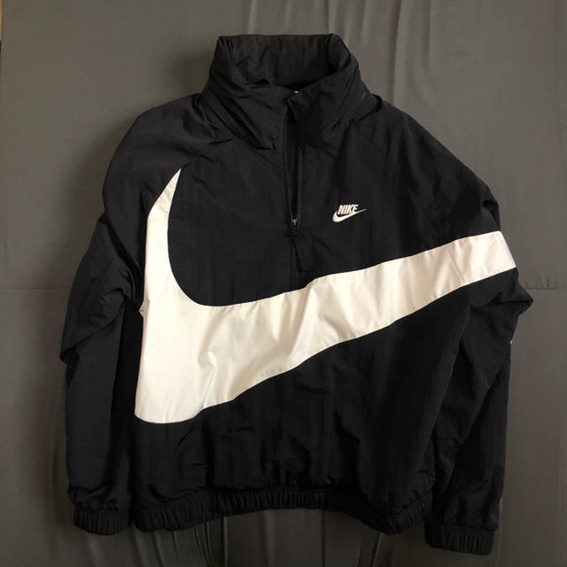 美品】 NIKE アノラックジャケット ウーブンジャケット ブラック