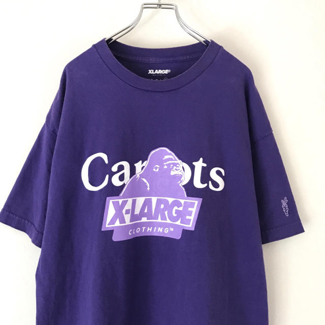 XLARGE(エクストララージ)の【XLARGE×CARROTS】 XCARROTS3★MIXLOGO★Tシャツ メンズのトップス(Tシャツ/カットソー(半袖/袖なし))の商品写真