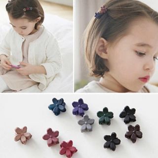 ヘアークリップ　12個セット キッズ ベビー 女の子 ヘアピン 新品 No.4