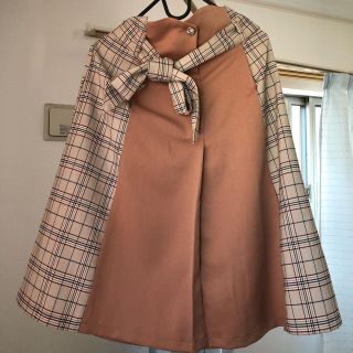 マジェスティックレゴン(MAJESTIC LEGON)の【miina♡様専用】マジェスティックレゴン チェック切り替えスカート(ひざ丈スカート)