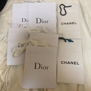 クリスチャンディオール(Christian Dior)のディオールとシャネル　ショップ袋7個　まとめ売り(ショップ袋)