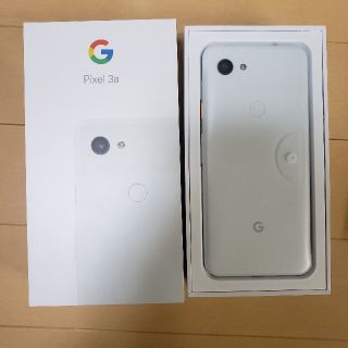 アンドロイド(ANDROID)のSIMフリー Pixel 3a 64GB ホワイト 未使用品(スマートフォン本体)