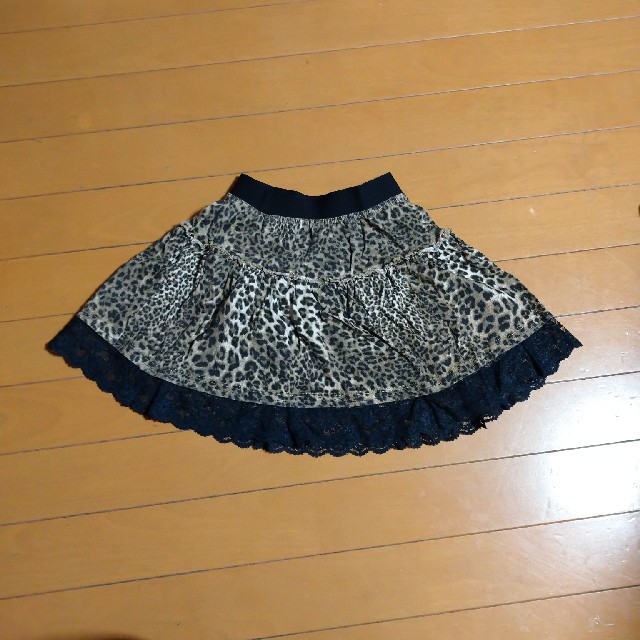 ZARA KIDS(ザラキッズ)のサイズ110 レオパード柄スカート キッズ/ベビー/マタニティのキッズ服女の子用(90cm~)(スカート)の商品写真