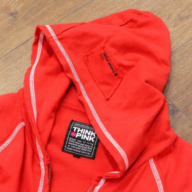 patagonia(パタゴニア)のほぼ新品!ﾅｲｽﾃﾞｻﾞｲﾝ!【THINK PINK】半袖ﾊﾟｰｶｰ 送料込 レディースのトップス(パーカー)の商品写真