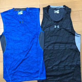 アンダーアーマー(UNDER ARMOUR)のアンダーアーマー　タンクトップ　ブルーのみ(タンクトップ)