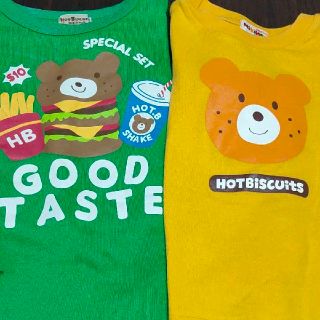 ホットビスケッツ(HOT BISCUITS)のミキハウス 100 2枚(Tシャツ/カットソー)