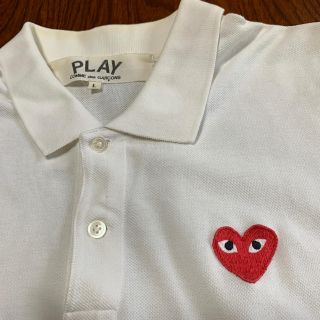 コムデギャルソン(COMME des GARCONS)のgarçons ポロシャツ　中古　Lサイズ(シャツ)