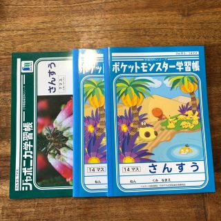 ポケモン(ポケモン)の【manaさま専用☆】さんすうノート3冊セット(ノート/メモ帳/ふせん)