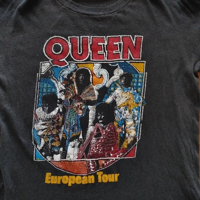 超レア ヴィンテージ　84年　QUEEN クイーン　ヨーロッパツアー　Tシャツトップス