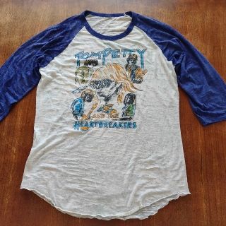 ヴィンテージ　80s トムペティ&ハートブレイカーズ ライブ Tシャツ(Tシャツ/カットソー(七分/長袖))