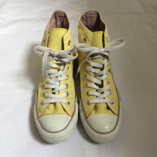 コンバース(CONVERSE)のイエローコンバース25.5 us7(スニーカー)