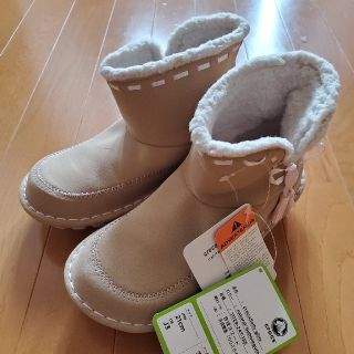 クロックス(crocs)のクロックス　子供　ブーツ　ボア付き　21cm(ブーツ)