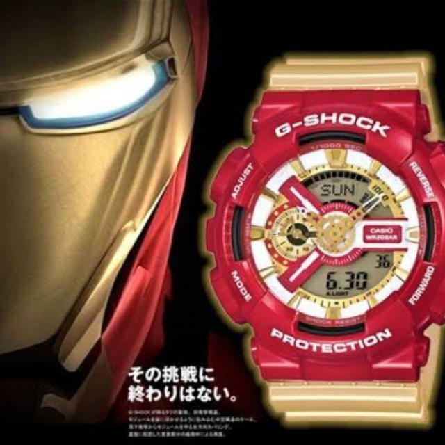 G-SHOCK(ジーショック)の✴︎レア✴︎ G-SHOCK 未使用 アイアンマン GA-110CS CASIO メンズの時計(腕時計(デジタル))の商品写真