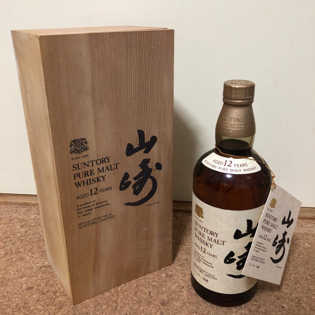 サントリー 特級 山崎12年 760ml 旧ラベル 木箱付きの通販 by iwaiwase39's shop｜ラクマ