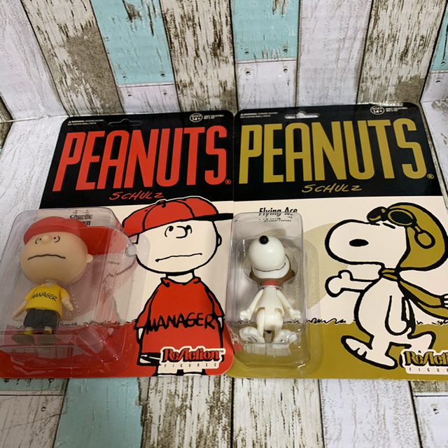 SNOOPY(スヌーピー)のスヌーピー海外限定　SUPER 7 フライングエース、チャーリーブラウン エンタメ/ホビーのフィギュア(その他)の商品写真