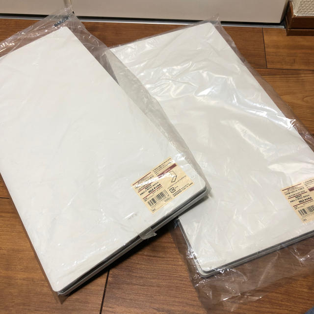 MUJI (無印良品)(ムジルシリョウヒン)の無印良品　ゴミ箱のフタ　２個セット インテリア/住まい/日用品のインテリア小物(ごみ箱)の商品写真