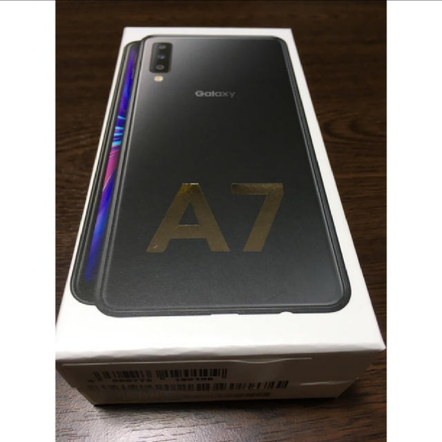 幅広type Galaxy A7 ブラック 64GB SIMフリー 新品・未使用 - 通販 