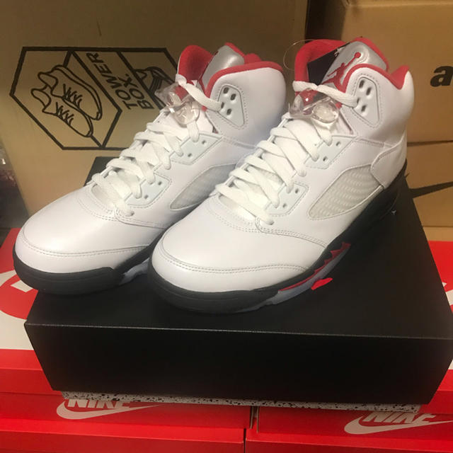 AIR JORDAN 5 RETRO FIRE RED 27.5cm