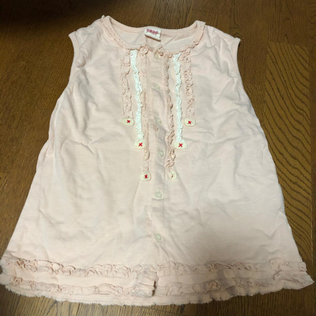 drug store's(ドラッグストアーズ)のDRUG STORE’S junior ノースリーブ キッズ/ベビー/マタニティのキッズ服女の子用(90cm~)(Tシャツ/カットソー)の商品写真