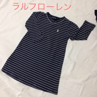 ラルフローレン(Ralph Lauren)の秋冬 女の子 Aライン チュニック ワンピース ラルフローレン 90 長袖 (ワンピース)