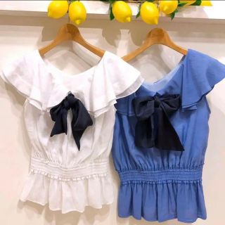 チェスティ(Chesty)の【tocca❤︎らぶ様専用】chesty frill blouse ちばゆか(シャツ/ブラウス(半袖/袖なし))