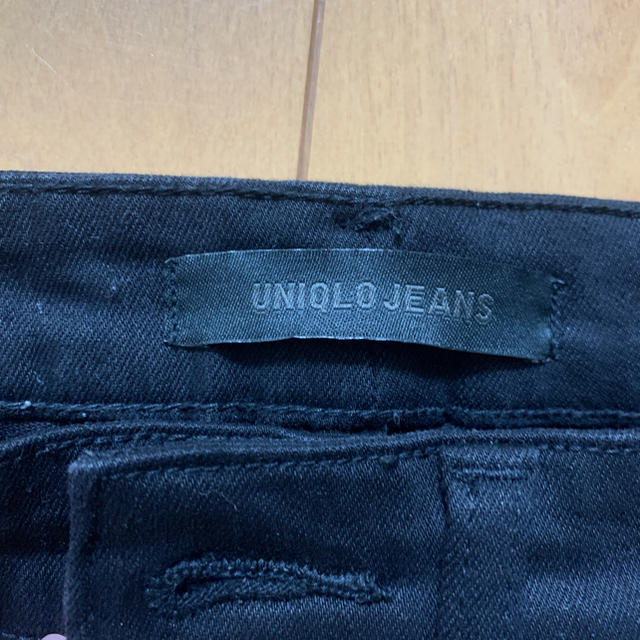 UNIQLO(ユニクロ)のUNIQLO ハイライズスキニーアンクルジーンズ　黒 レディースのパンツ(デニム/ジーンズ)の商品写真
