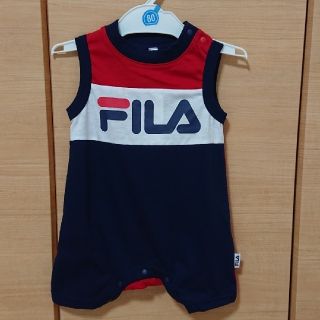 ニシマツヤ(西松屋)のEF様 新品  FILA ロンパース  80 西松屋(ロンパース)