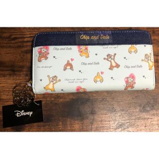 ディズニー(Disney)のtodo0924様専用 Disney チップ デール デニム柄　長財布(財布)