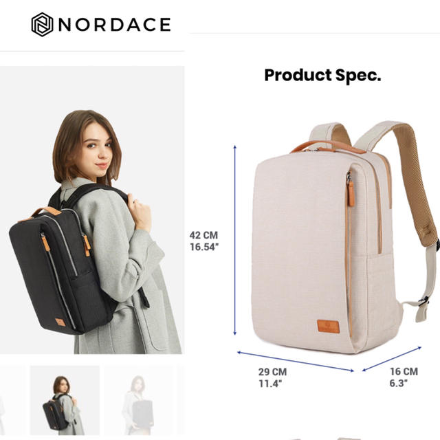 nordace リュック　バックパック