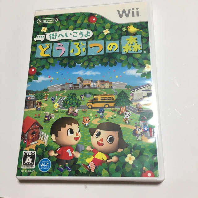 街へいこうよ どうぶつの森 Wii エンタメ/ホビーのゲームソフト/ゲーム機本体(家庭用ゲームソフト)の商品写真