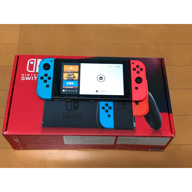 新型Nintendo Switch ネオンブルー