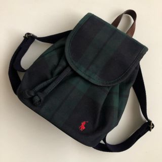 ラルフローレン(Ralph Lauren)の【ラルフローレン 】ベビーリュック　チェック柄(リュックサック)