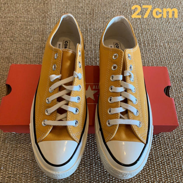 27cm CONVERSE CT70 イエロー靴/シューズ