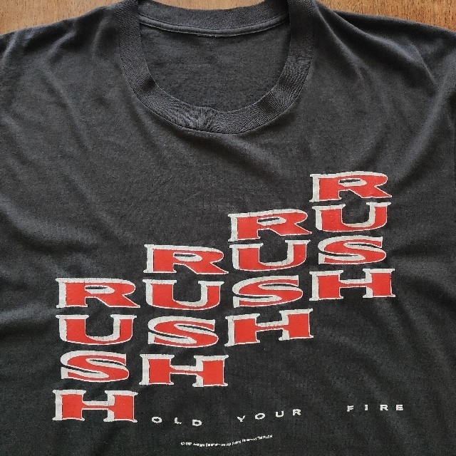 ヴィンテージ当時物'87 RUSH ラッシュ ツアーTシャツ