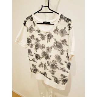 ページボーイ(PAGEBOY)のPAGEBOY 花柄 トップス リブTシャツ(カットソー(半袖/袖なし))